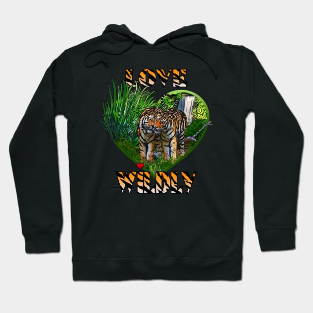 Love Wildly Hoodie by ImpArtbyTorg